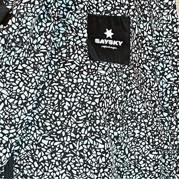 Saysky Terazzo Pace Jacket Hoodie Windbreaker Running Woman’s Size M Zip Up - Picture 3 of 12